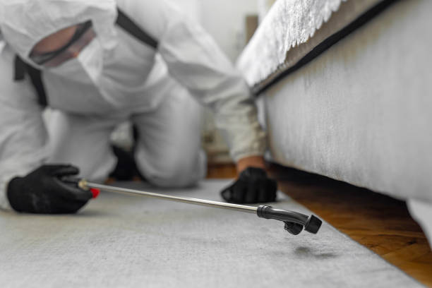 Professional Mosquito Control technician working in Bishop, CA